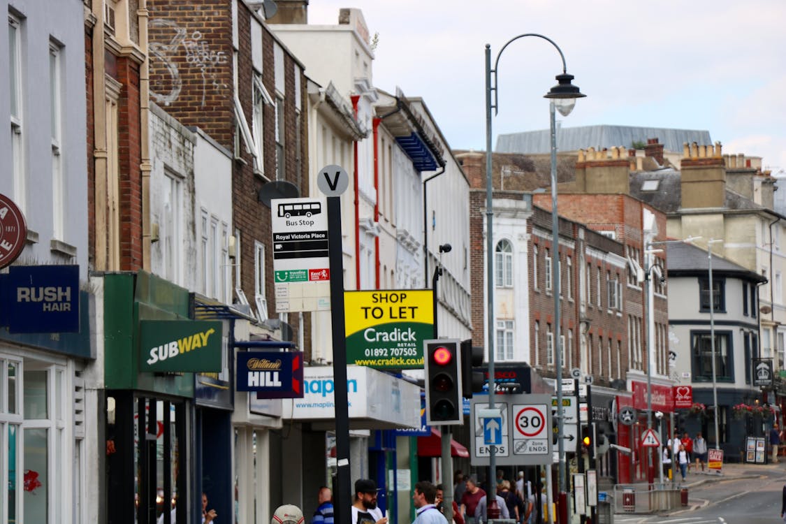 Free stock photo of british high street, high street, to let Stock Photo