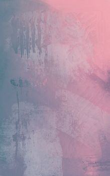 A smooth and artistic abstract painting featuring pastel colors and textured brush strokes in pink and purple hues.