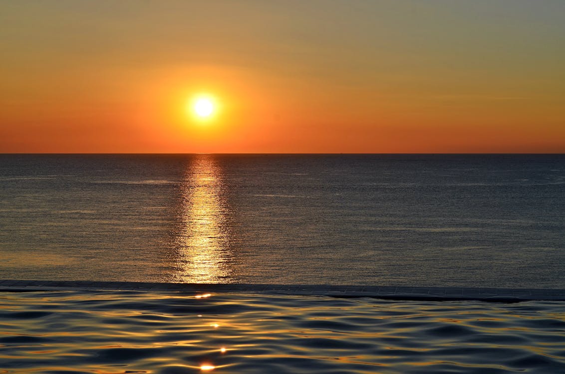 Gouden Uur Op Het Strand