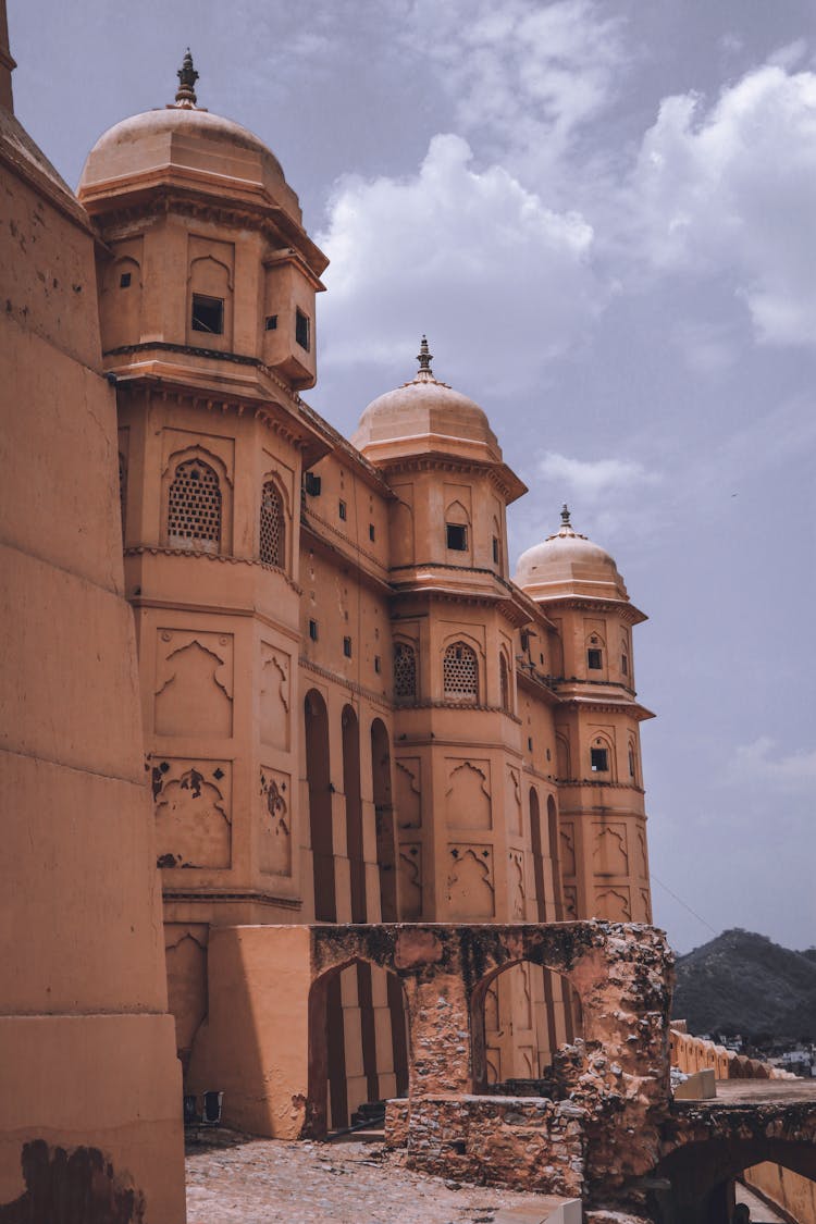 Beige Concrete Dome Building