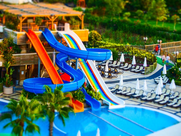 Swimming Pool With Slides