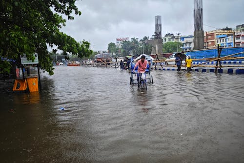 Monsoon waterlogged 10.