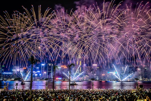 Feux D'artifice La Nuit