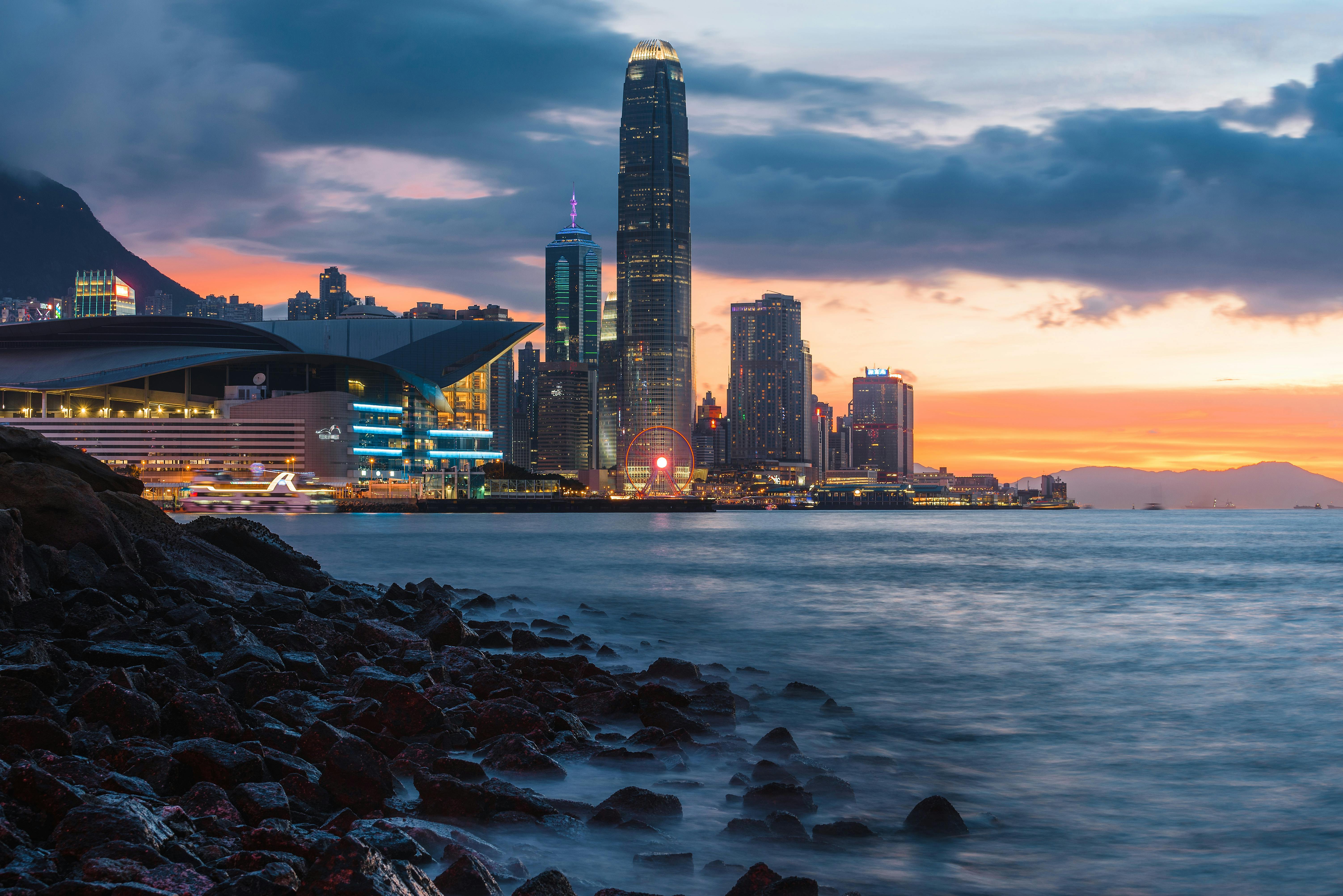 photo of skyline during golden hour