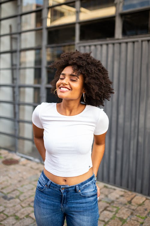 Woman In White Shirt