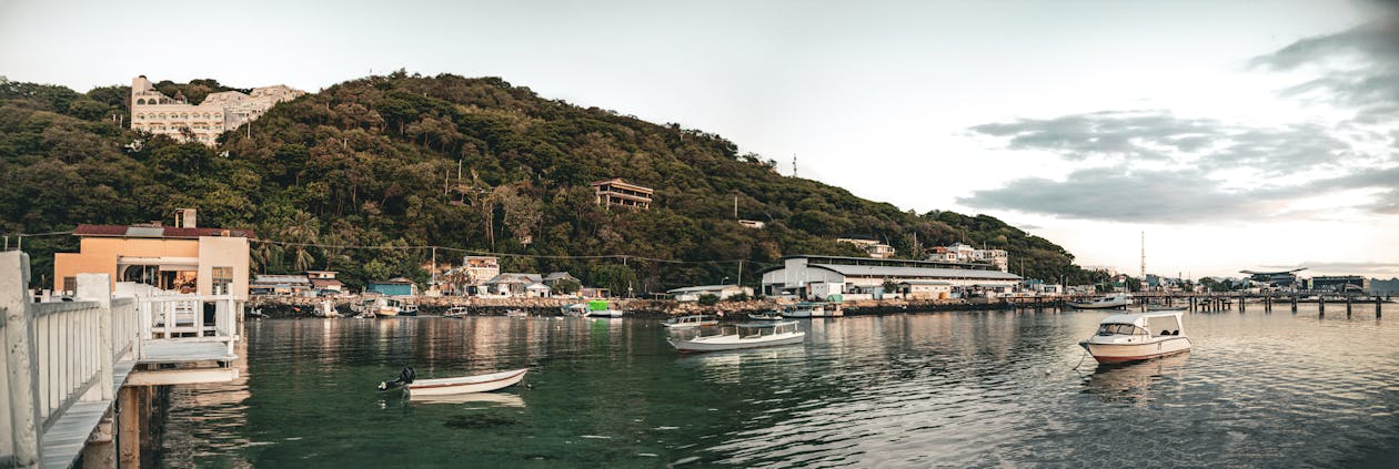 Free stock photo of beach, dock, fishing boats