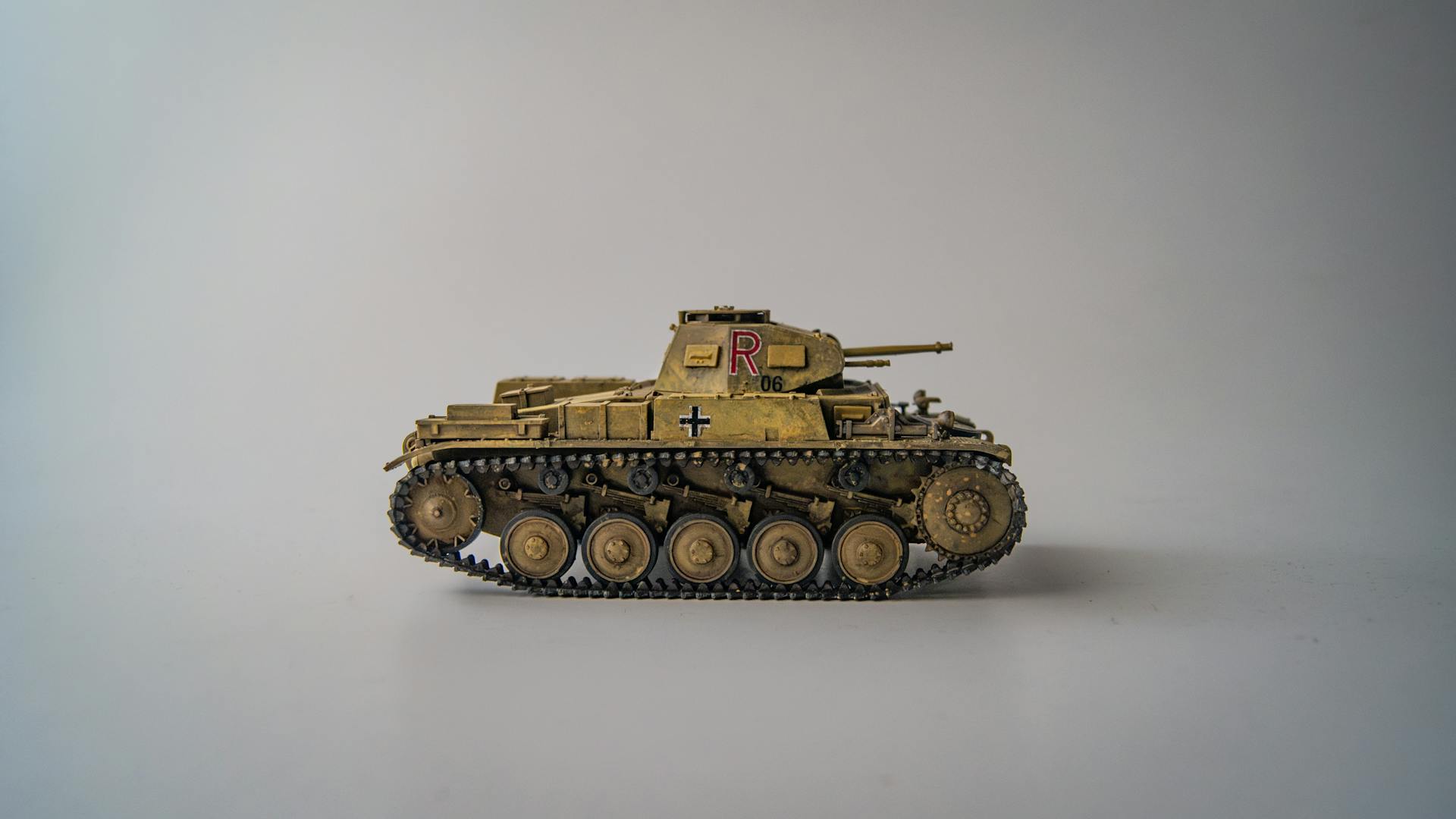 Model of German Tank from World War II