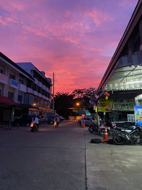 Darmowe zdjęcie z galerii z chiang mai, kolory zachodu słońca, niebo zachód słońca