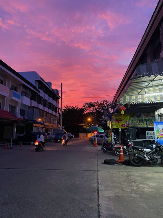 sunset in Chiang mai 