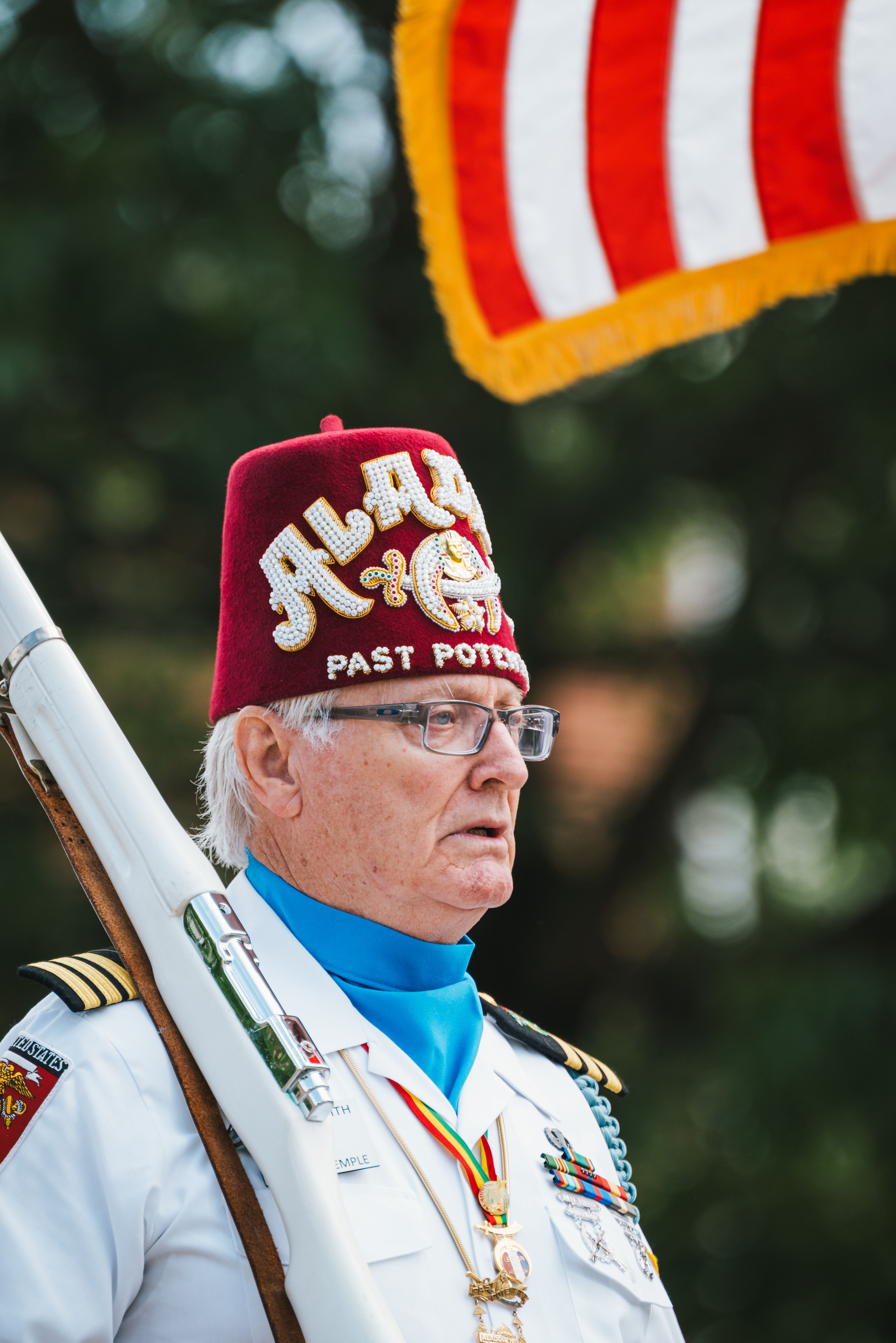 Personalisiertes Whiskey-Dekanter Set – USA Flaggen Design Für Patrioten & Veteranen