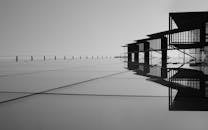 Grayscale Photography of Bridge