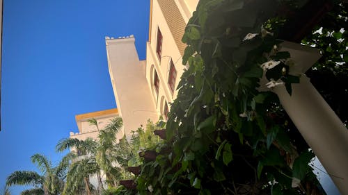 Kostnadsfri bild av blå himmel, lägenhetshus, strandhus