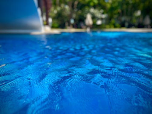 Closeup water in pool