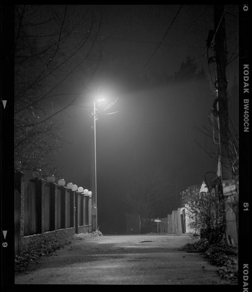 Gratis lagerfoto af gadelygte, Kodak, landdistrikt