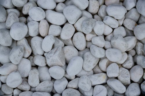 Free Close-up view of white pebbles, forming a natural textured background. Stock Photo