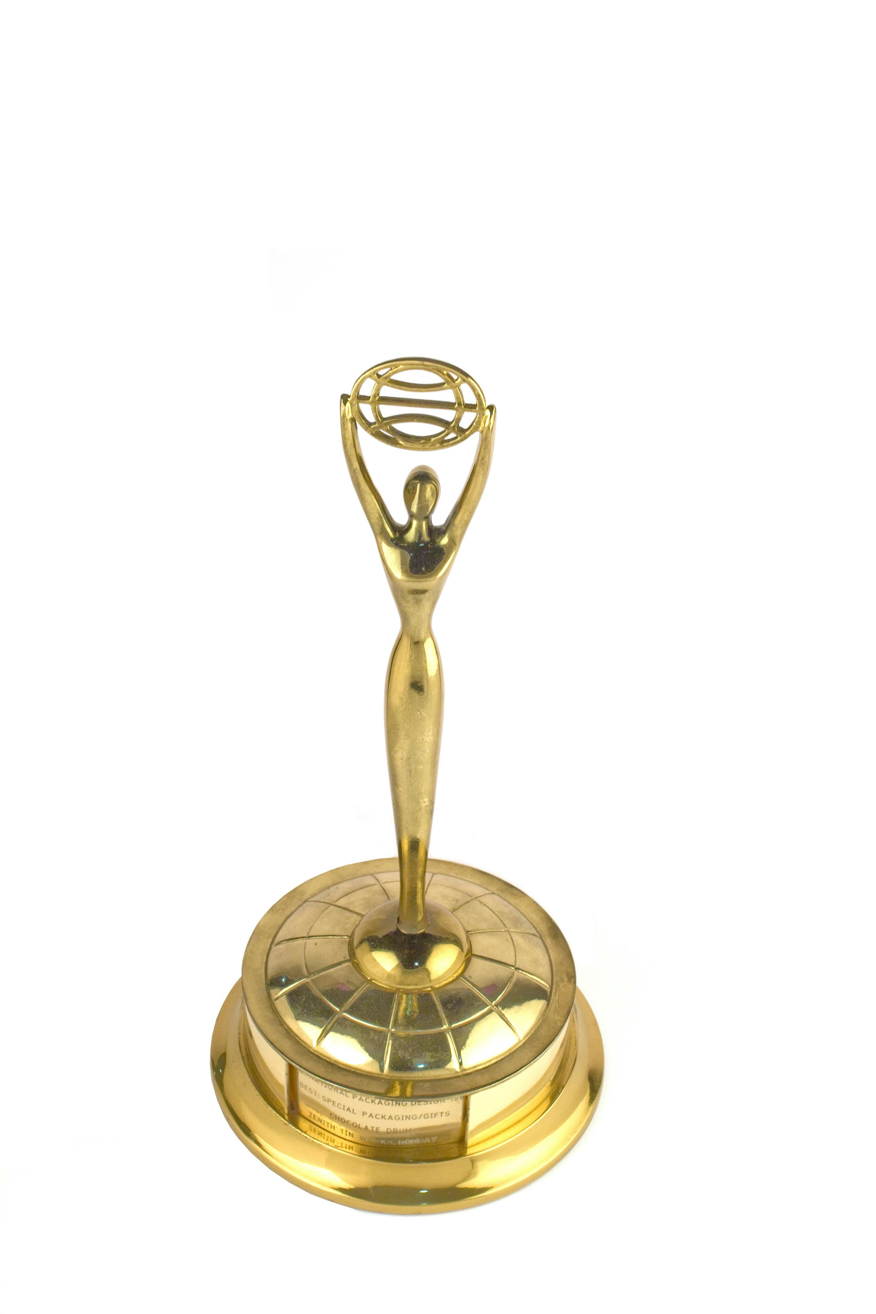 Golden trophy representing the Willie Thrower Award for excellence