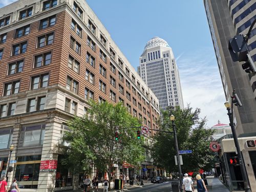 Free stock photo of architecture, city, intersection Stock Photo