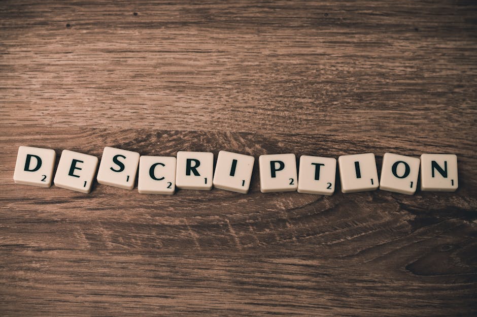 Tips on writing effective product descriptions. Description Scramble
