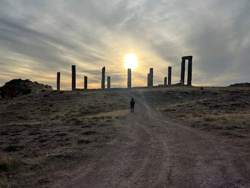 abide, gün batımı, kapadokya içeren Ücretsiz stok fotoğraf