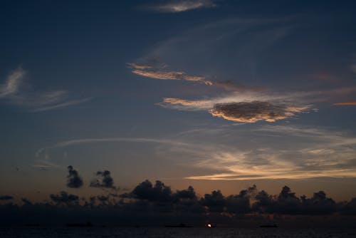 Free Δωρεάν στοκ φωτογραφιών με δύση του ηλίου, θάλασσα, ουρανός Stock Photo