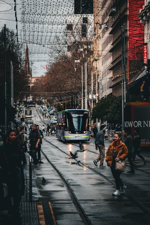 Melbourne in the rain 