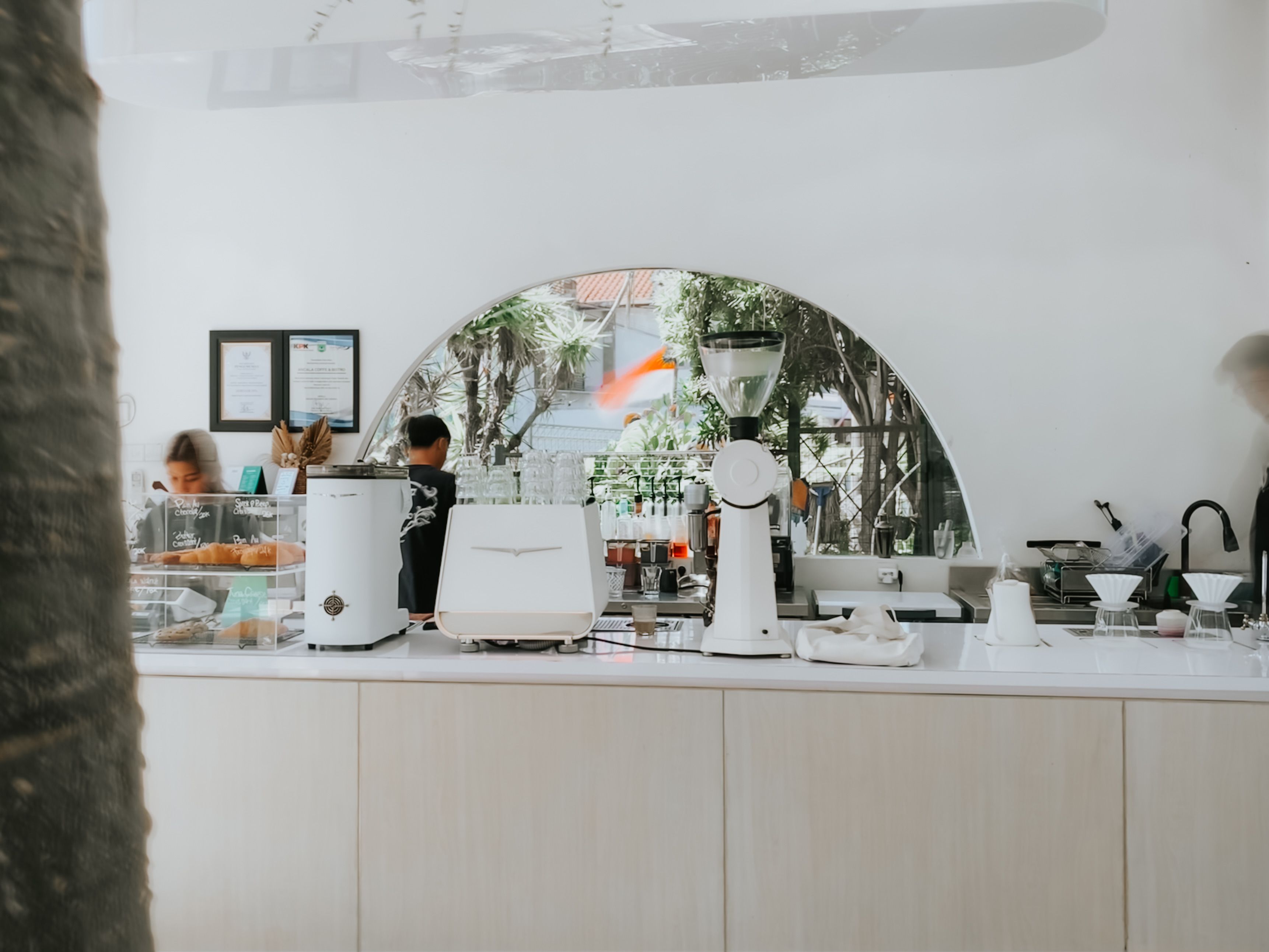 Fresh coffee beans at Bec Coffee Shop
