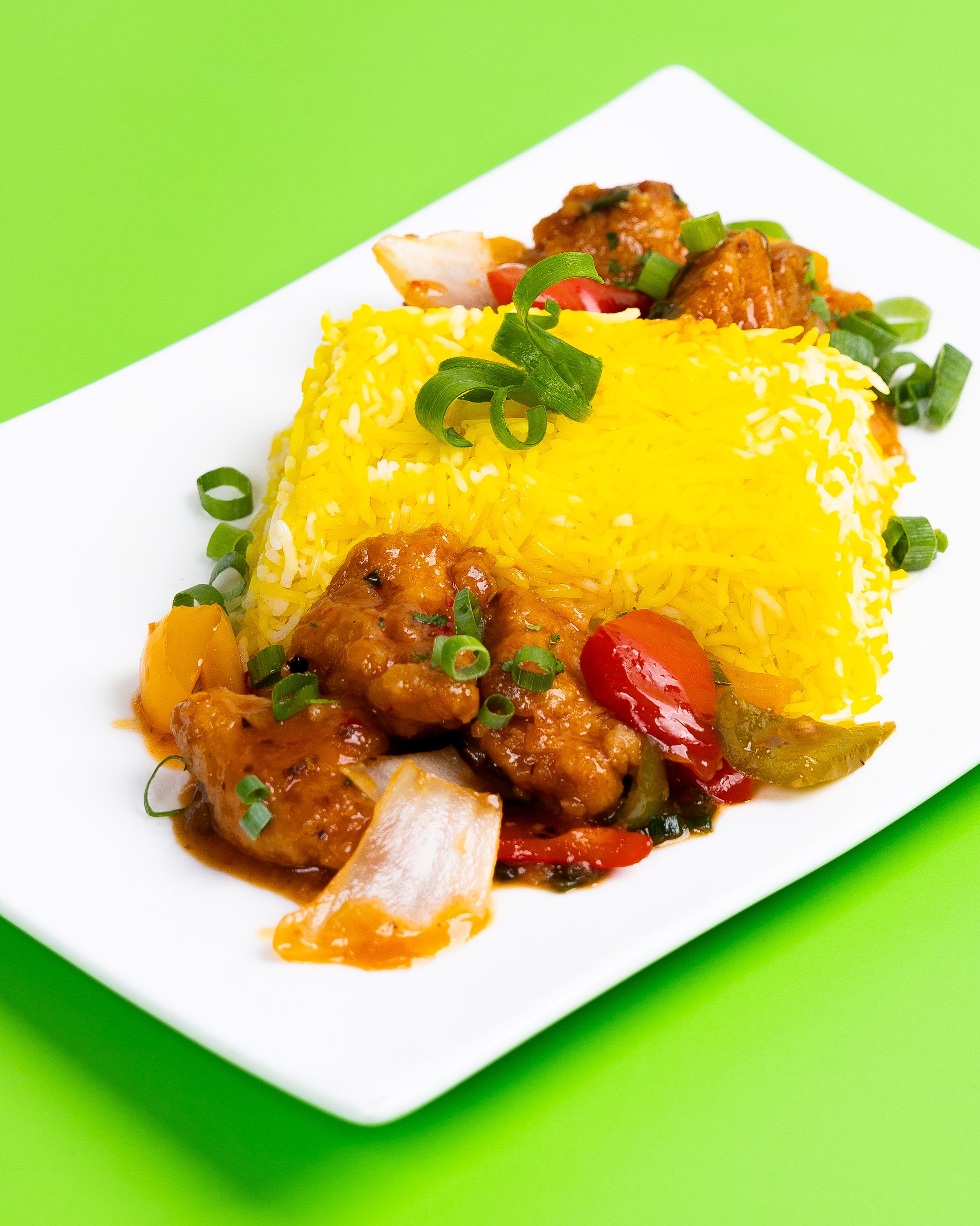 Chicken Over Yellow Rice Photos, Download The BEST Free Chicken Over ...