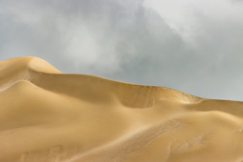 Sand dunes stormy