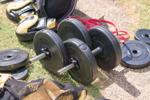 Free Gratis stockfoto met fitness, gewichten, krachttraining Stock Photo