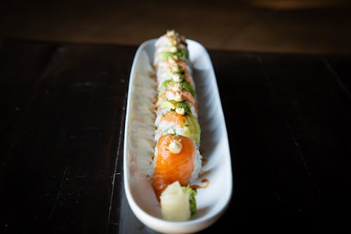 Free stock photo of salmon, shrimp, sushi Stock Photo