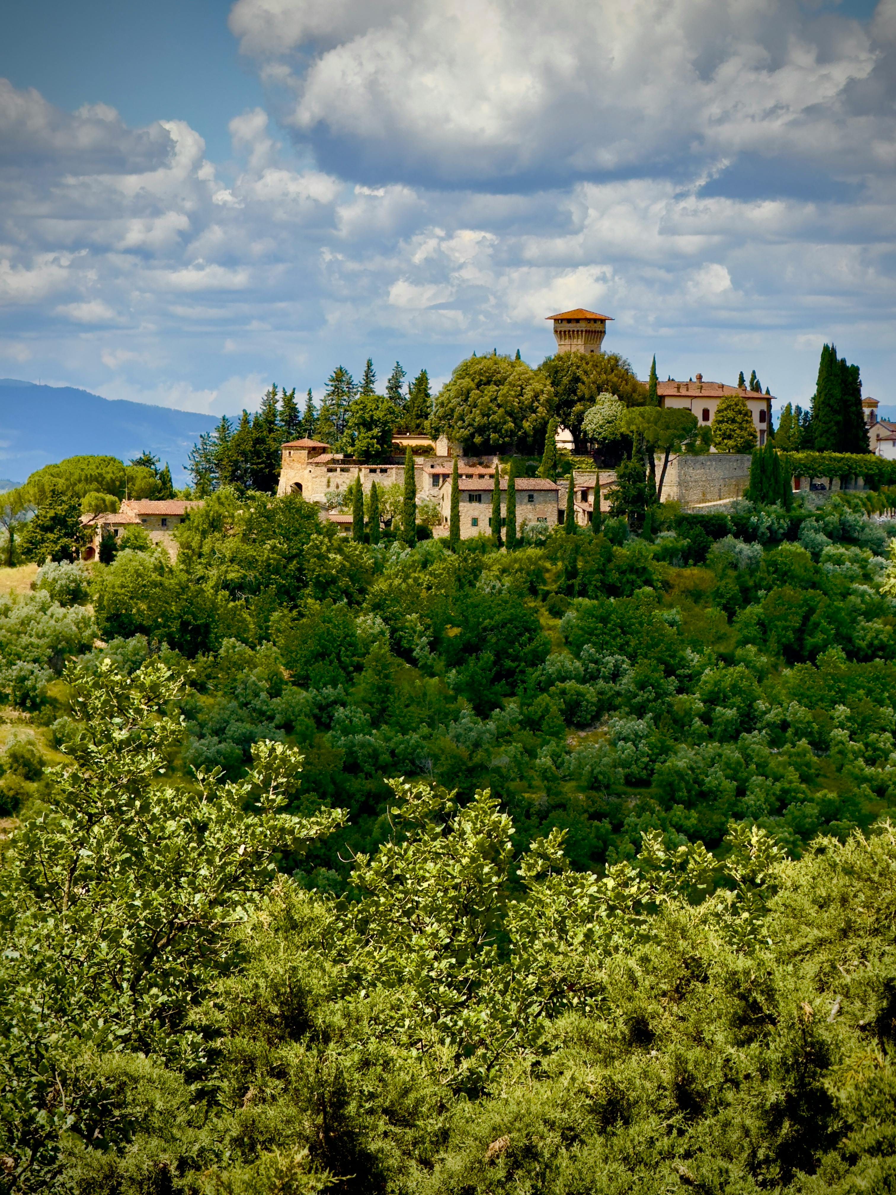 castle in chianti in italy