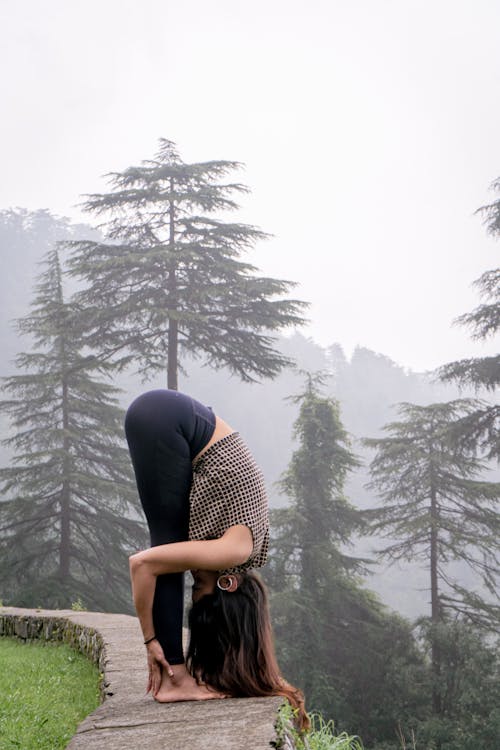 hintli kadın, orman, yoga içeren Ücretsiz stok fotoğraf