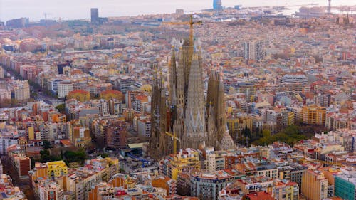 Foto stok gratis barcelona, sagrada familia, Spanyol
