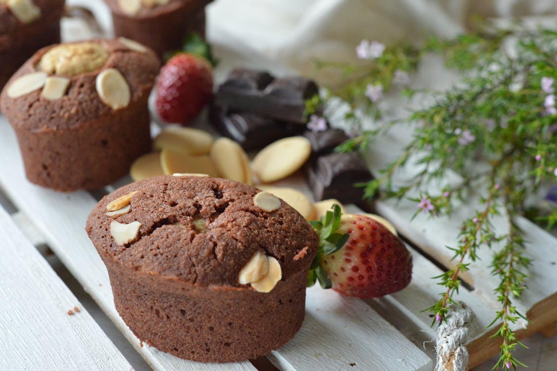 Free Chocolate Friands Stock Photo