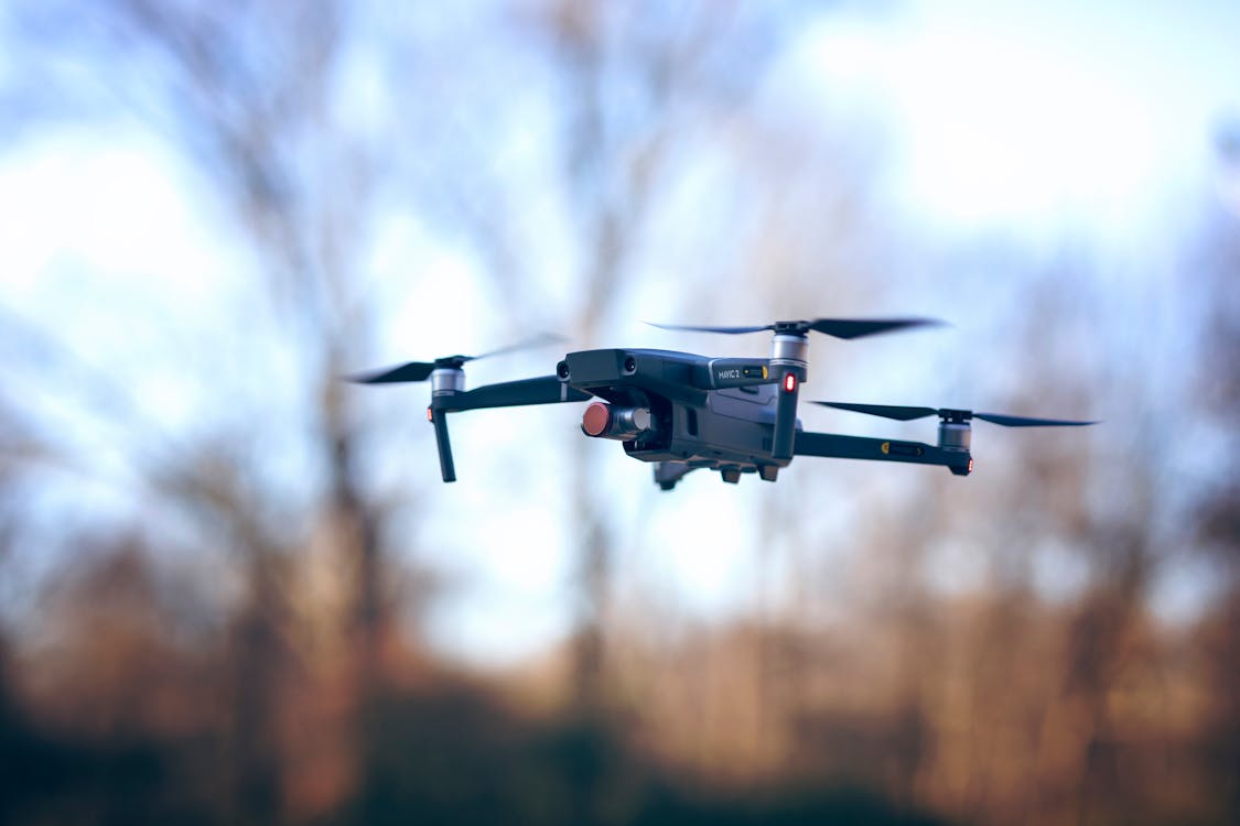 Selective Focus Photography of Quadcopter
