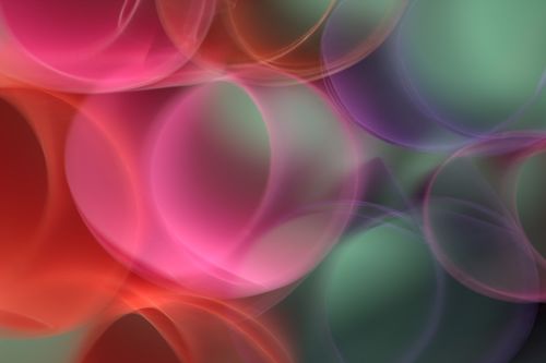 Free Vibrant abstract background with colorful light bokeh effects. Stock Photo