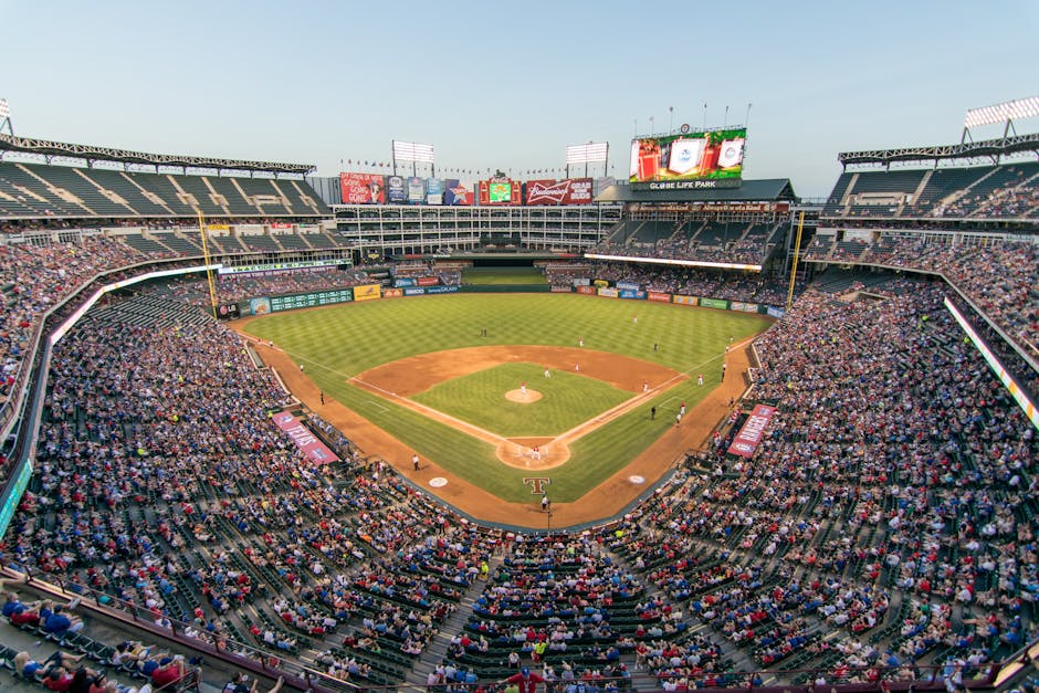 Aerial View of Baseball Field