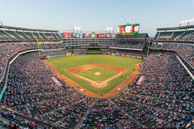 Aerial View Of Baseball Field