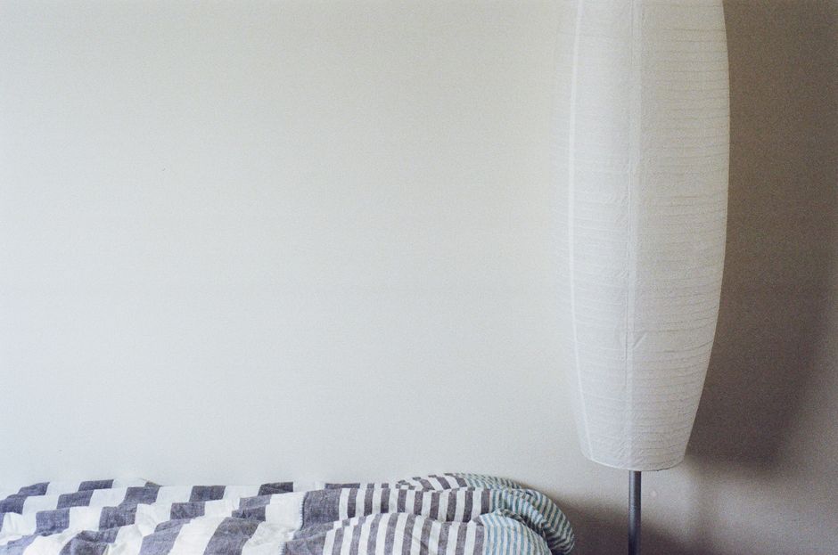 Minimalist 3BHK bedroom with clean lines and neutral palette - 3 bhk flat room design