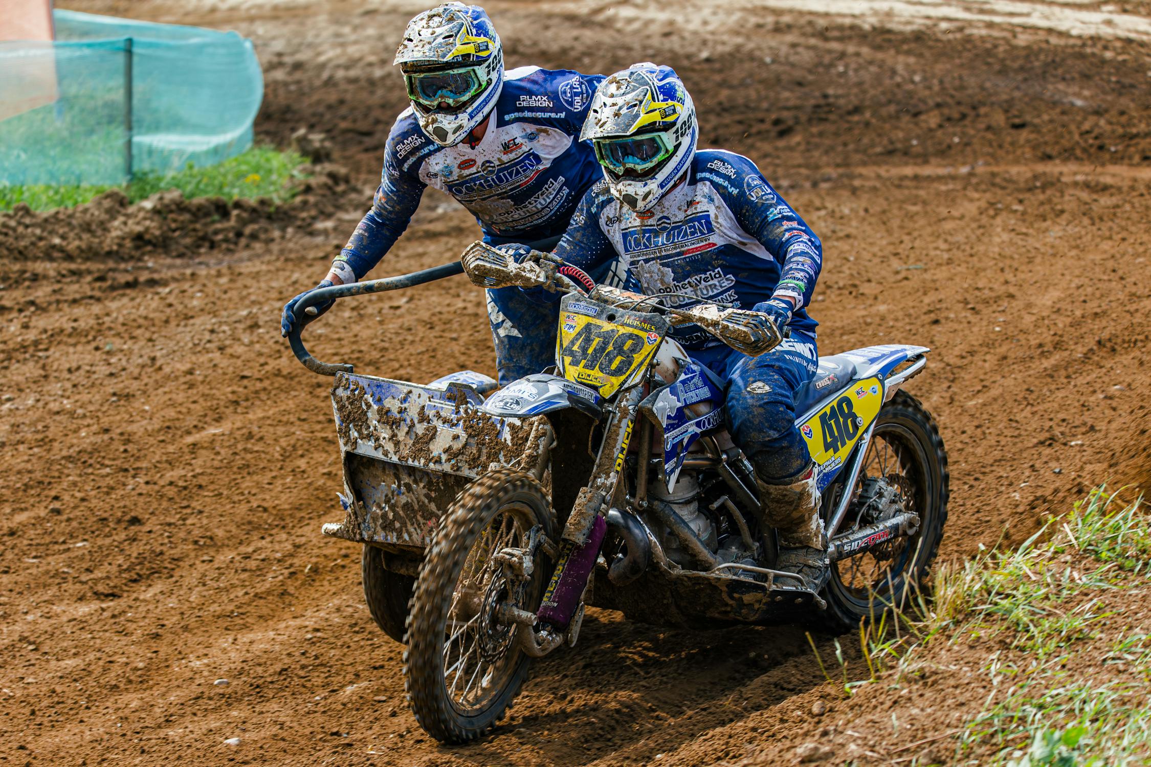 Sidecarcross Bikers Racing together · Free Stock Photo