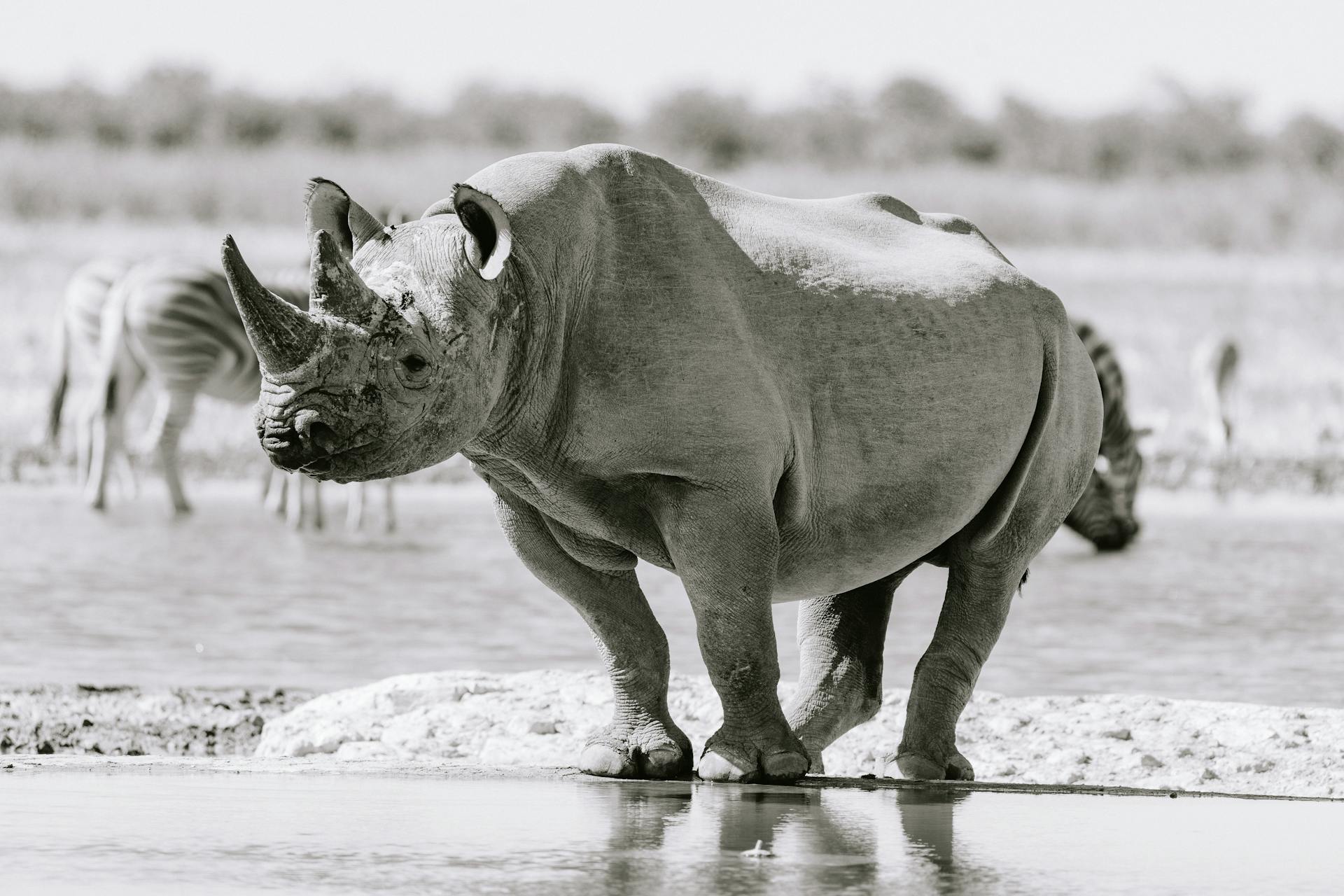 A Rhino in the Wild