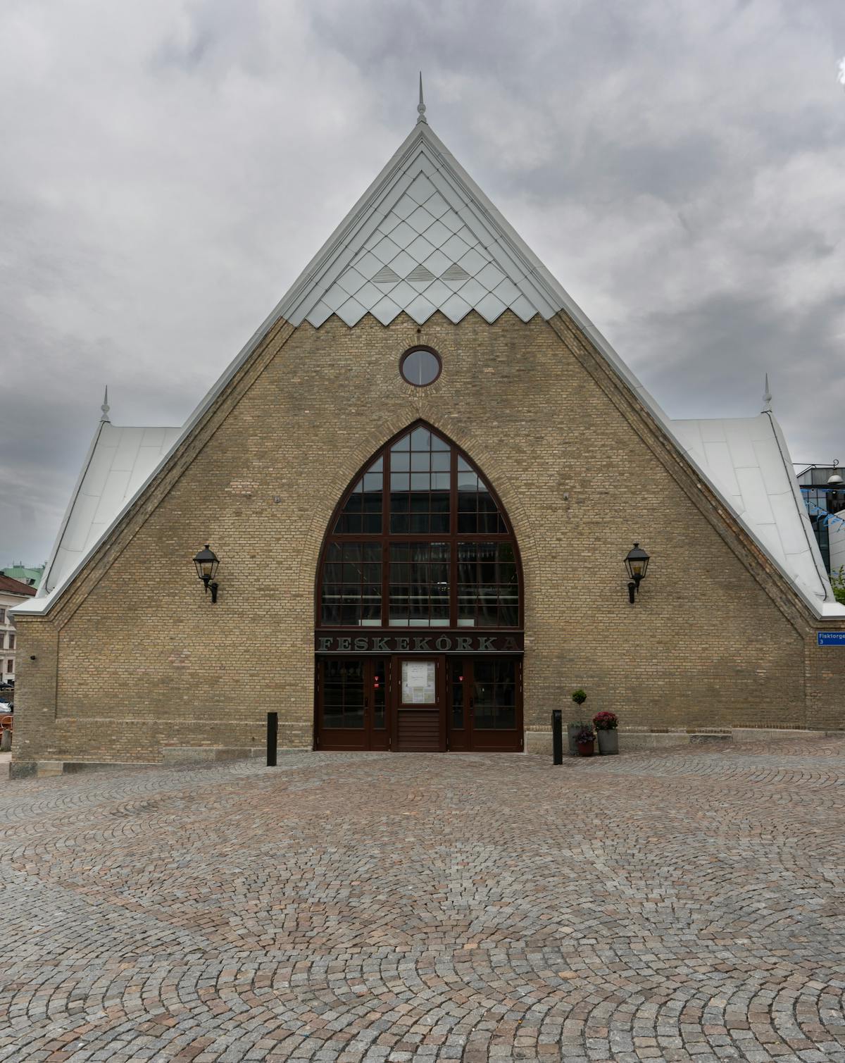 Feskekörka — the Fish Church of Gothenburg, a nineteenth-century fish market hall by the canal that has been the heart of the city\'s seafood culture for 150 years