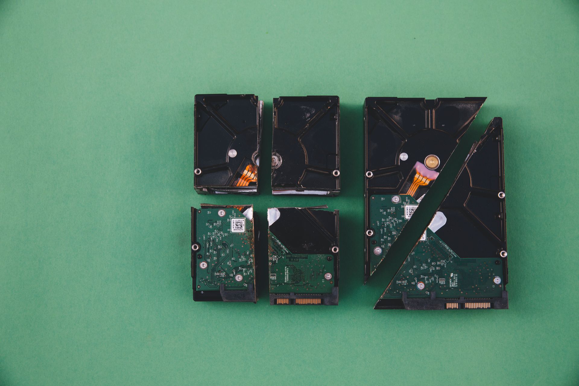 Black and Green Circuit Board