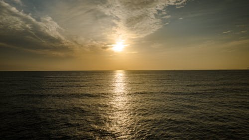 sea, sunrise over sea 的 免費圖庫相片