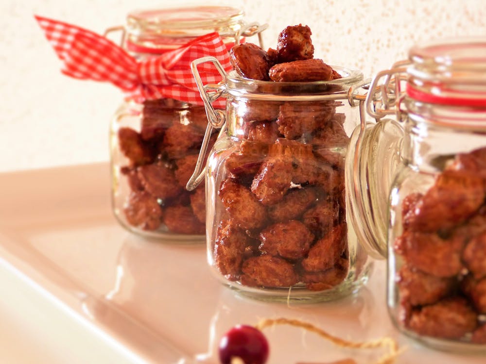 Three Clear Glass Containers