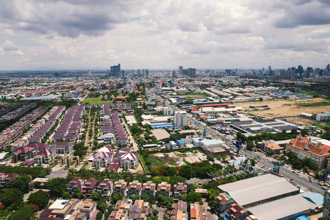 Gratis stockfoto met antenne, architectuur, borey peng huoth