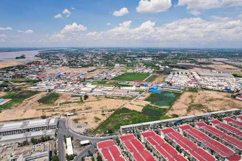 Gratis stockfoto met antenne, architectuur, borey peng huoth