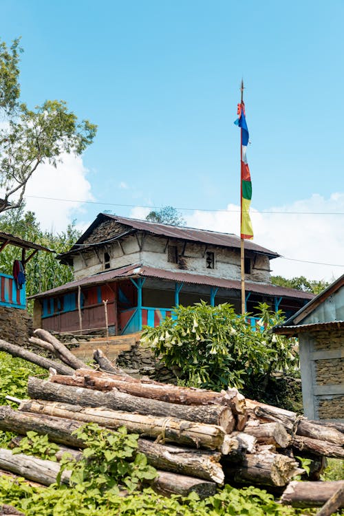 Kostenloses Stock Foto zu dorf, nepal, schönes haus