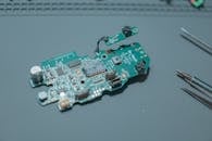 Motherboard Circuit in Close Up
