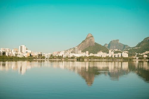 Foto d'estoc gratuïta de blau cel, Brasil, embarcador